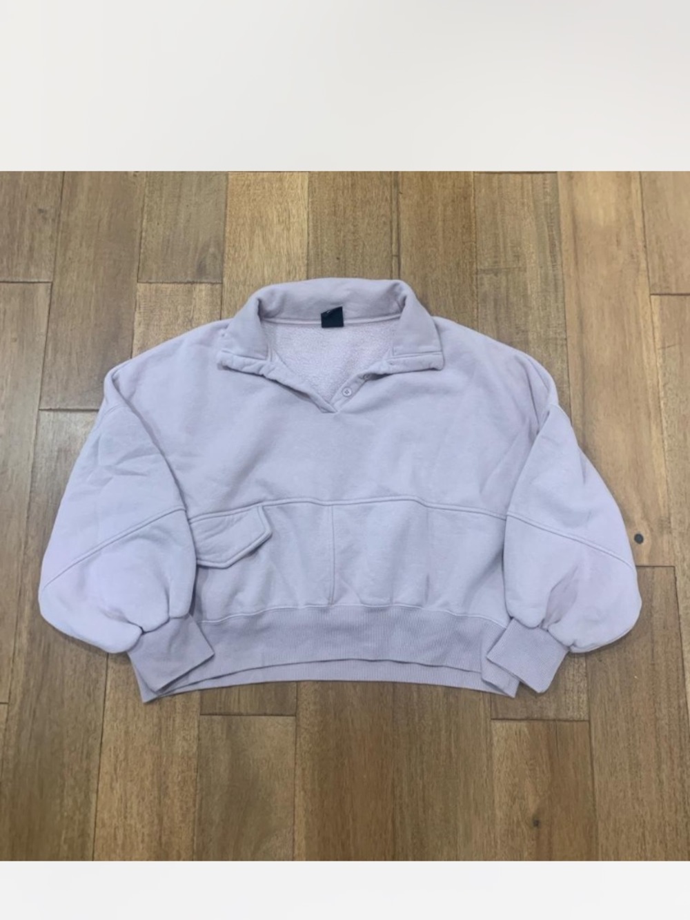 Womens Pac Sun Light Lavender Pullover Sweatshirt - size M